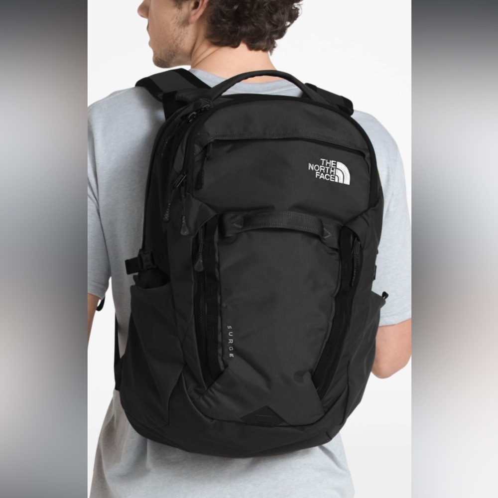 The North Face Surge 2020 model Black Backpack new with tags.